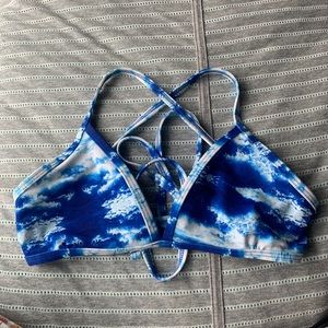 Jolyn bathing suit top wave pattern!